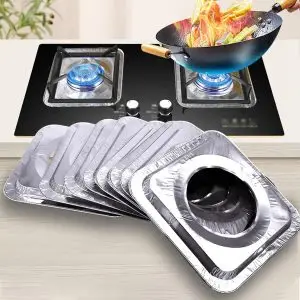 10 PCS Aluminum Stove Protector