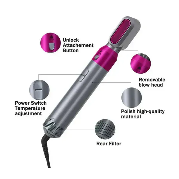 5 in 1 Professional Hair Hot Air Styler - Image 4