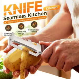 3 in 1 peeler knife foldable kitchen tool