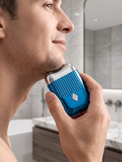 Daling mini double head shaver USB rechargeable