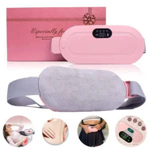 PERIOD CRAMP RELIEF BELT4 period cramp relief belt with heat and vibration settings