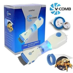 V-shaped steel comb for hair and beard straightening