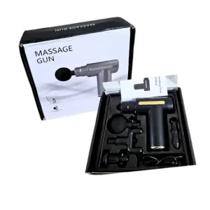 deep tissue massage gun with interchangeable heads