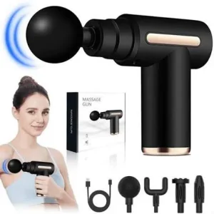 deep tissue massage gun with interchangeable heads4 deep tissue massage gun with interchangeable heads