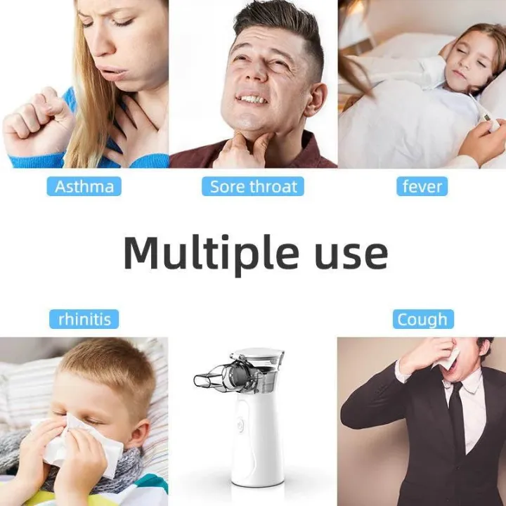 portable mesh nebulizer machine with adult and child mask