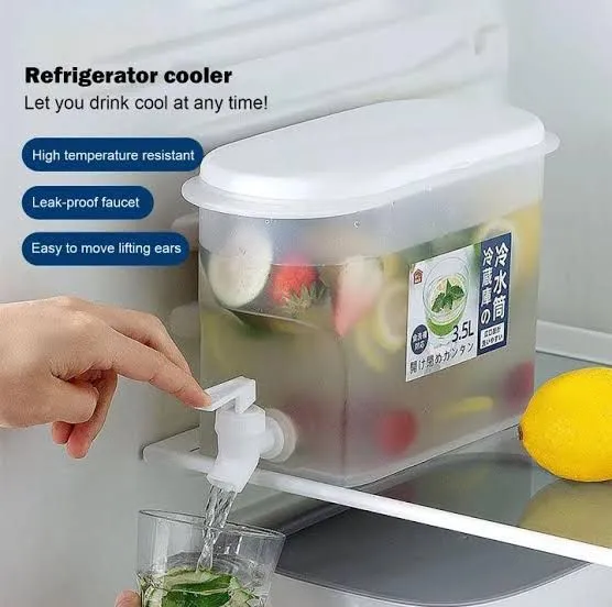 3.5 Liter Refrigerator Water Cooler & Beverage Dispenser with Faucet - Image 5