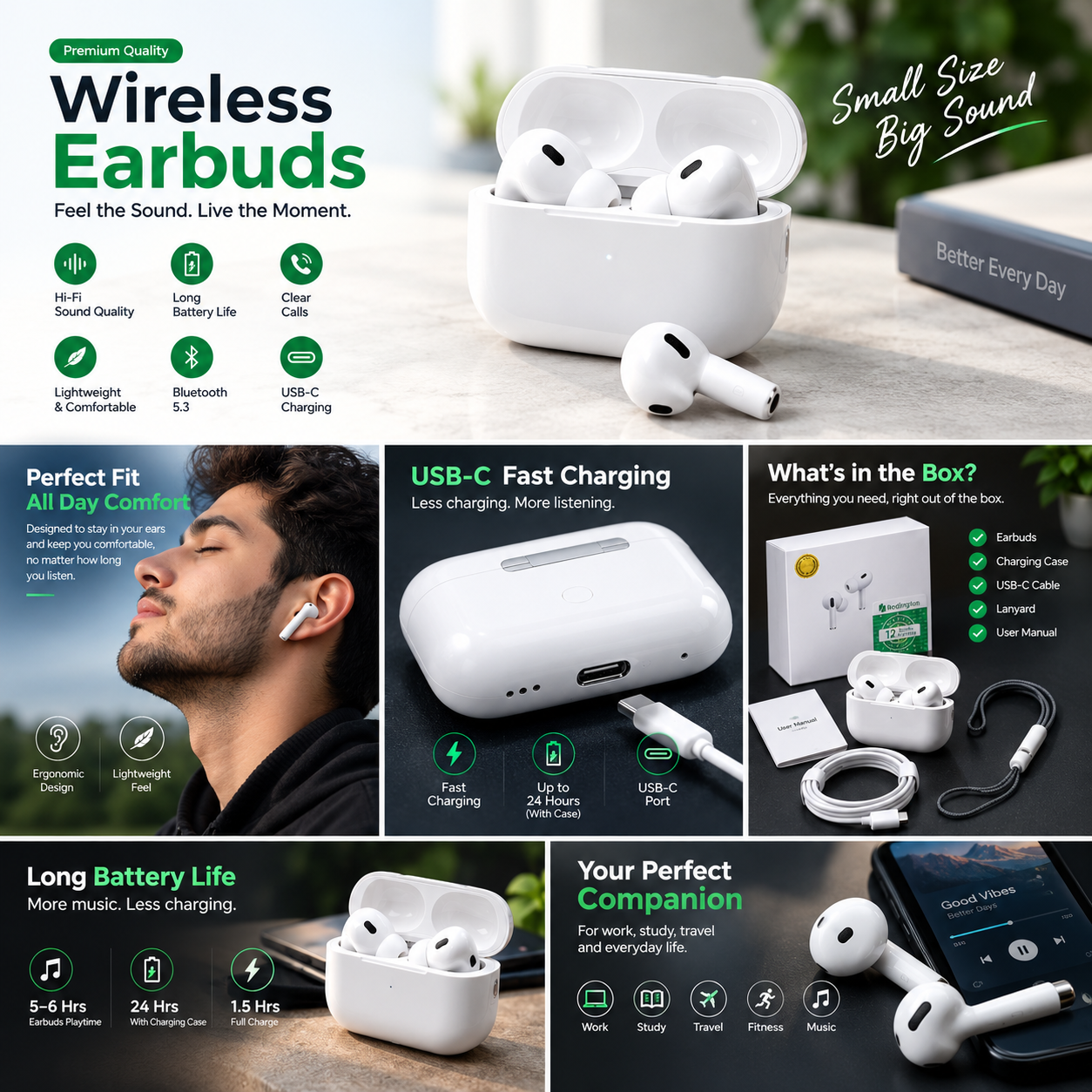 Pro 2 ANC wireless earbuds with magnetic Type-C charging case