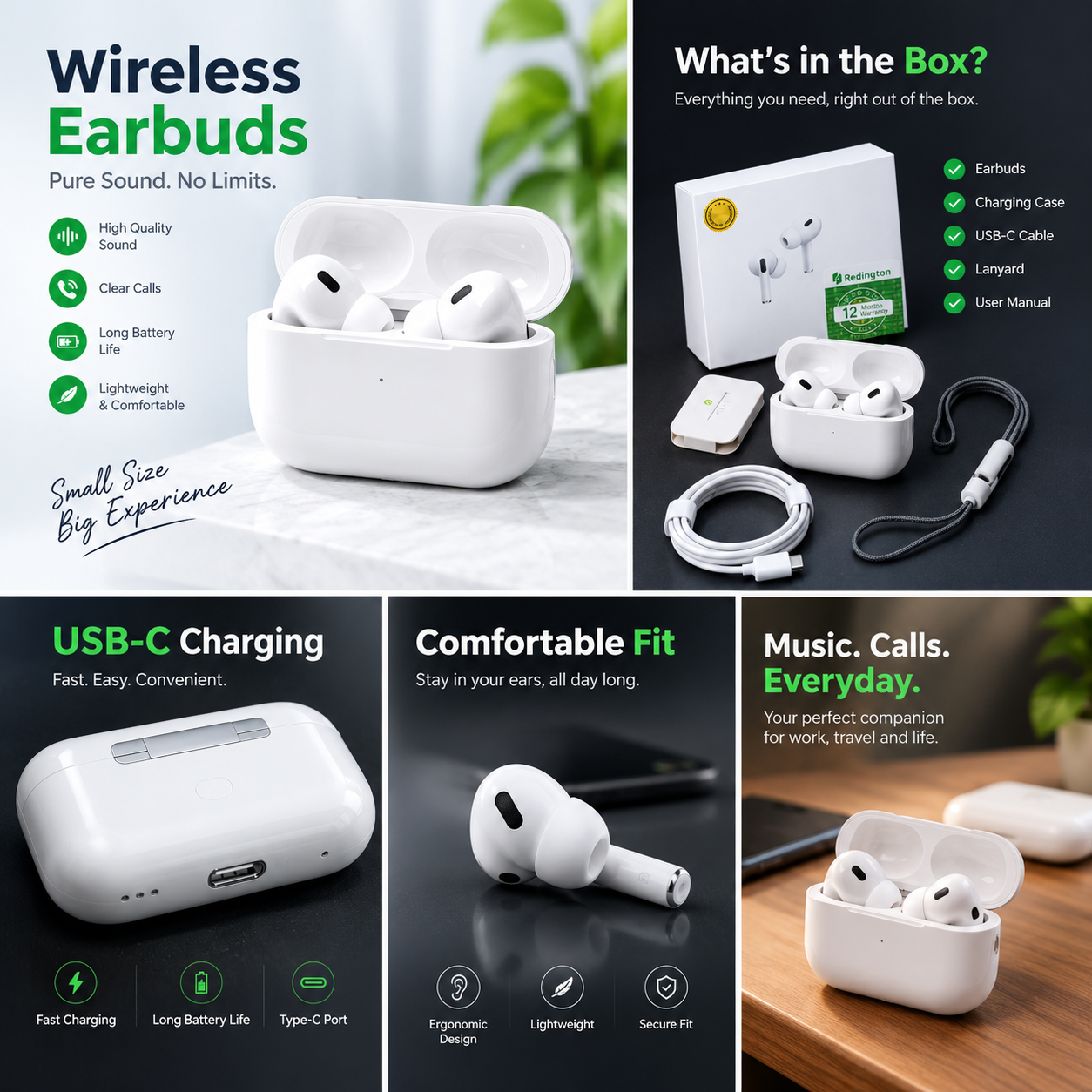 Pro 2 ANC wireless earbuds with magnetic Type-C charging case