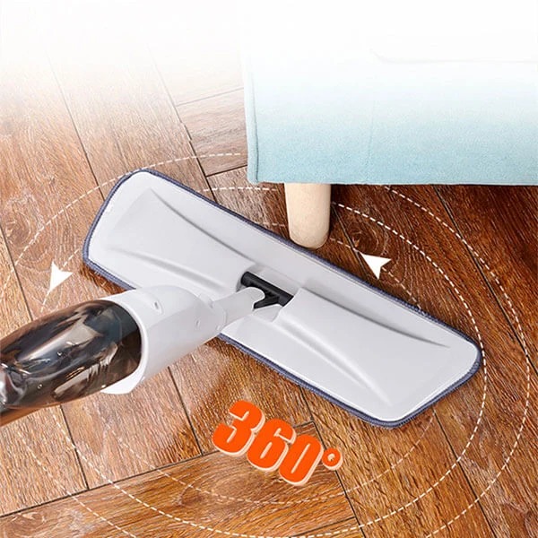 Spray Mop with Microfiber Pad – 360 Degree Water Spray Floor Mop, Flat Mop with Built-in Water Tank, Stainless Steel Handle - Image 9