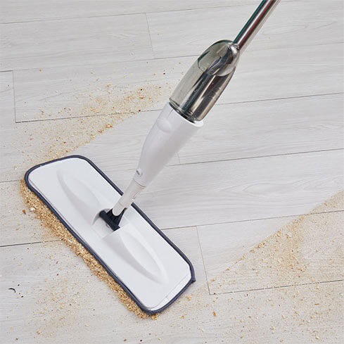 Spray Mop with Microfiber Pad – 360 Degree Water Spray Floor Mop, Flat Mop with Built-in Water Tank, Stainless Steel Handle - Image 6